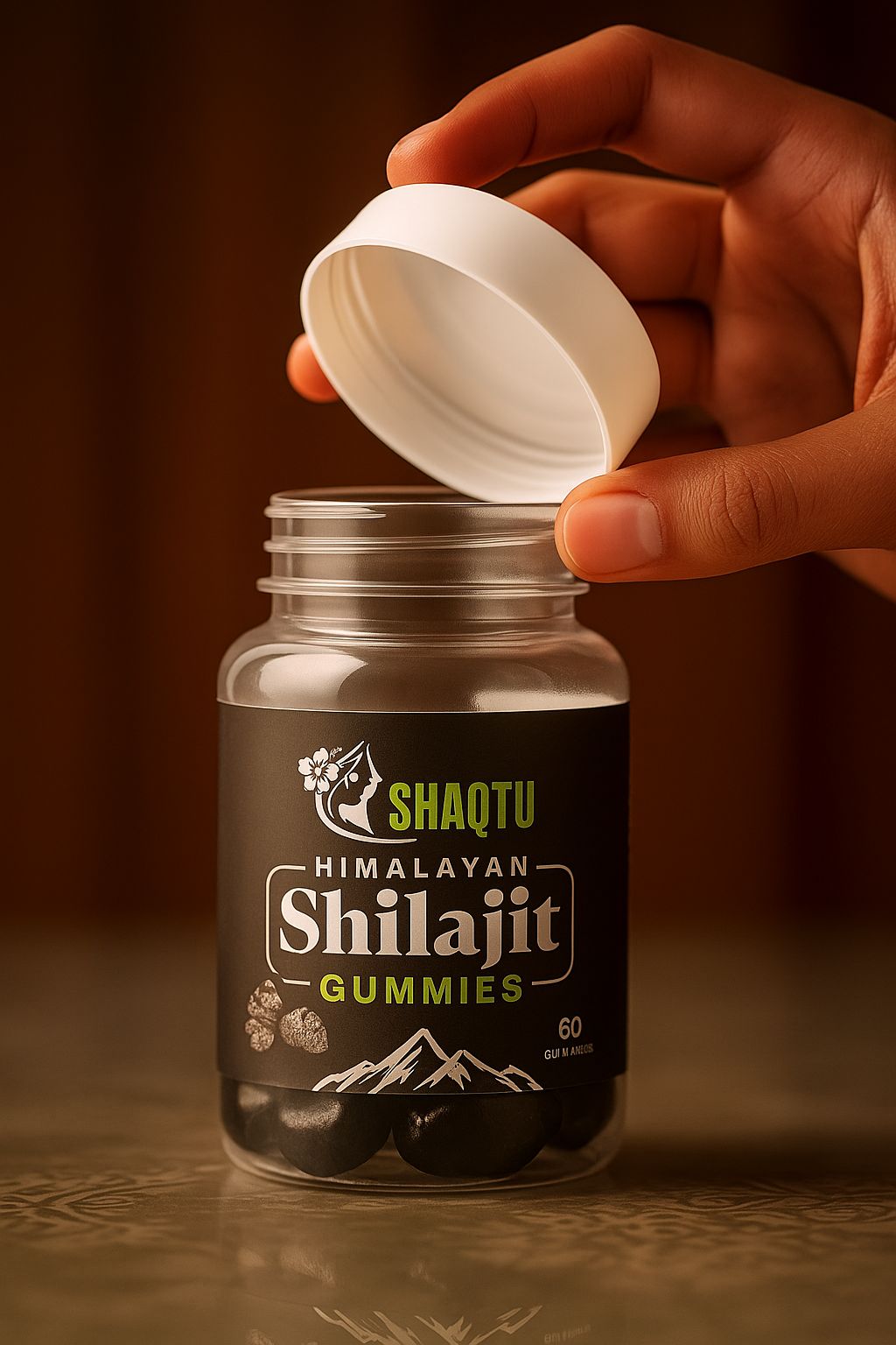 Natural Shilajit Gummies for Energy, Strength, Vitality