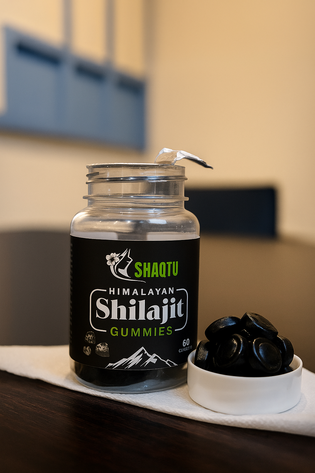 Natural Shilajit Gummies for Energy, Strength, Vitality