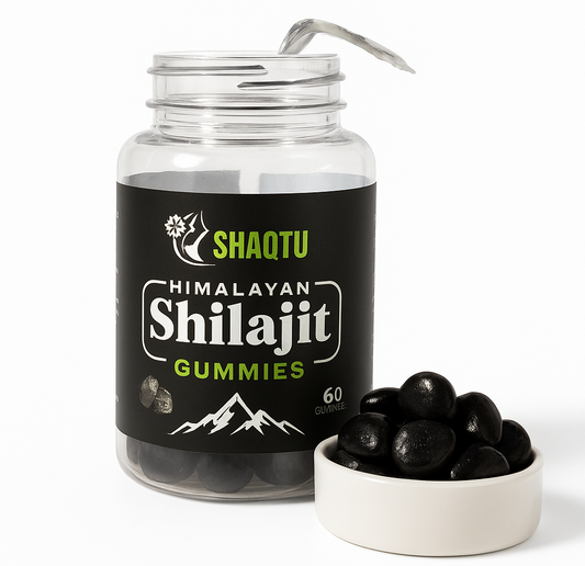 Natural Shilajit Gummies for Energy, Strength, Vitality